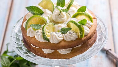 Cream tart al mojito