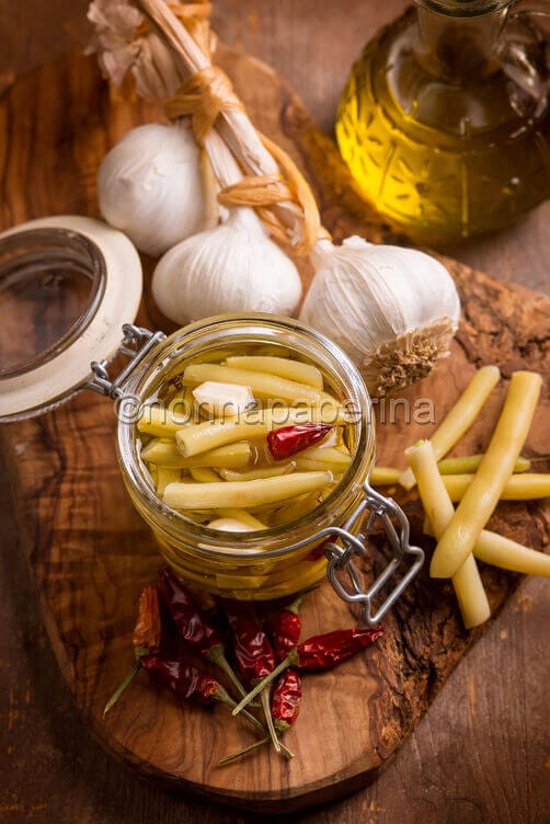 Fagiolini sott’olio