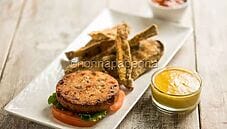 Hamburger di verdure grigliate, un’alternativa vegetariana