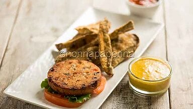 Hamburger di verdure grigliate