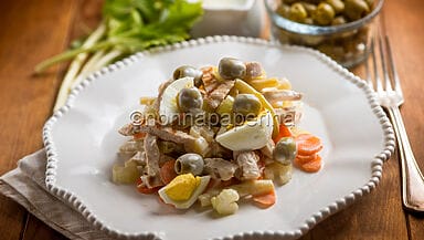 Insalata di tacchino e fagiolini