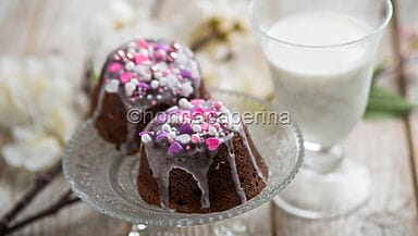 Muffin con glassa al burro