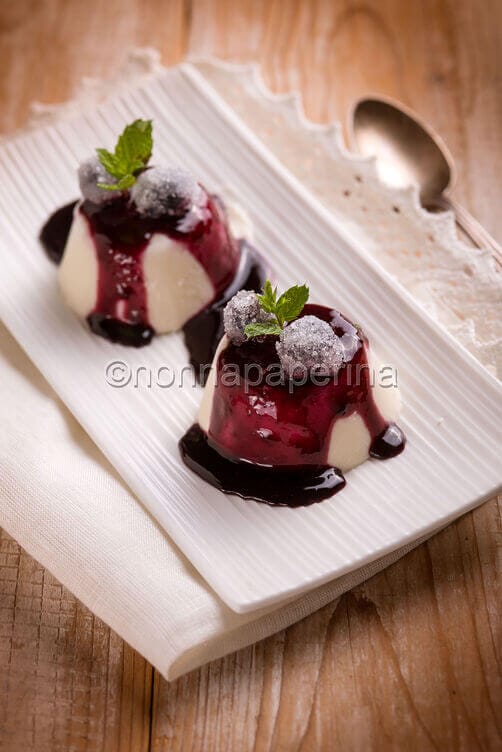 Panna cotta con albumi (