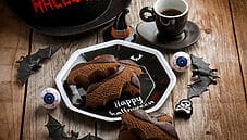 Pipistrelli di Halloween, dei biscotti per una cena da paura Pipistrelli di Halloween, dei biscotti per una cena da paura