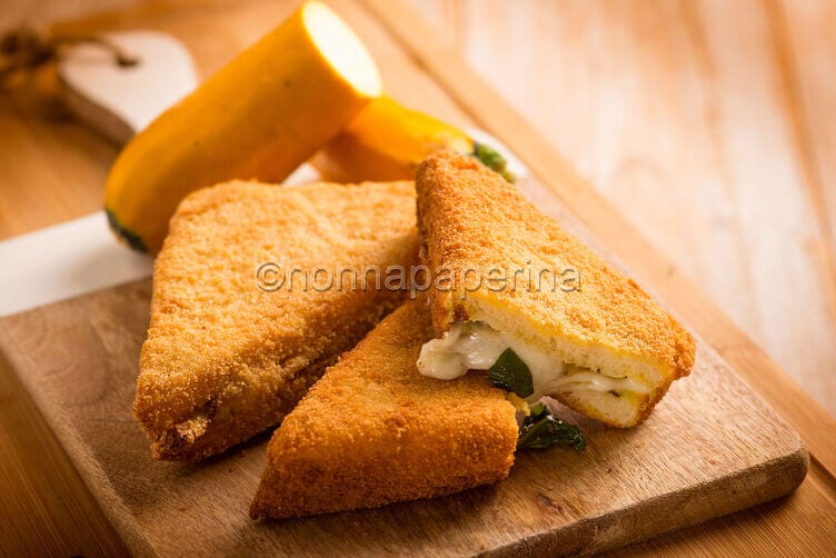 Zucchine in carrozza, a recipe with delicious ingredients Zucchine in carrozza