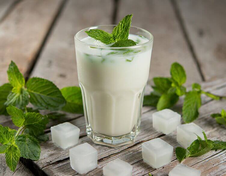 Latte e menta