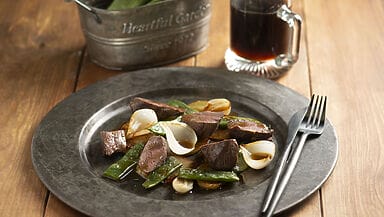 Filetto di renna al succo di mele