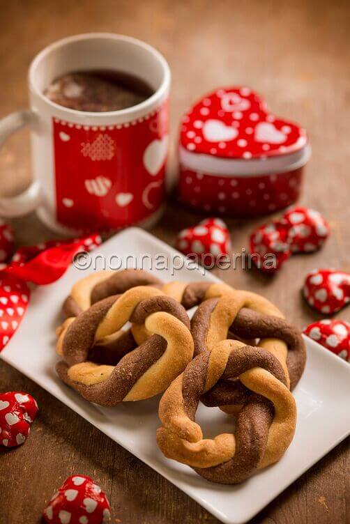 Girelle senza glutine bicolore Girelle senza glutine bicolore