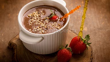 Fonduta dolce con crema gianduia