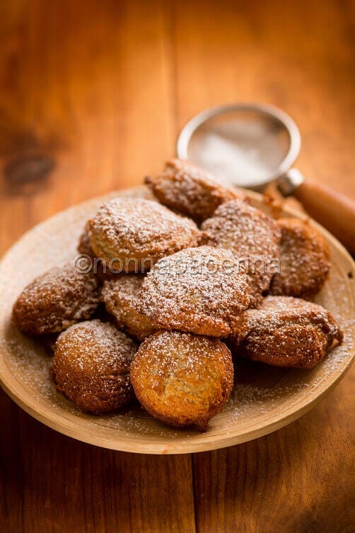 Frittelle di ricotta e farina di patate