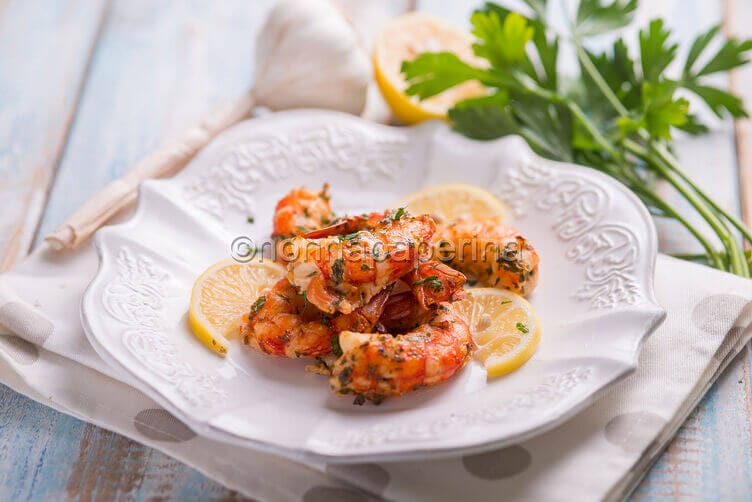 gamberoni al forno Gamberoni al forno