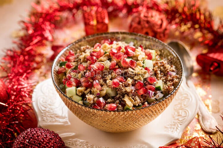 Insalata di quinoa natalizia Insalata di quinoa natalizia