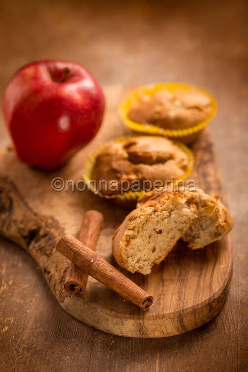 Muffin alle mele e farina di patate