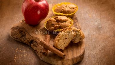 Muffin alle mele e farina di patate