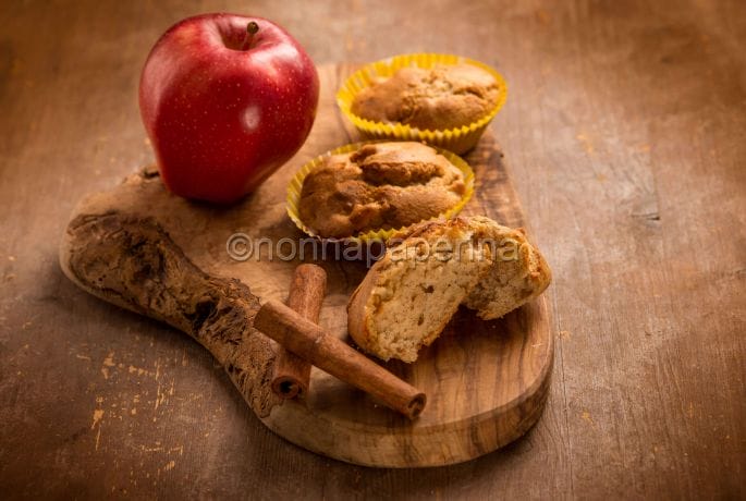 Muffin alle mele e farina di patate