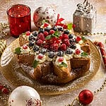 Stuffed pandoro stars, a delicious dessert for Christmas