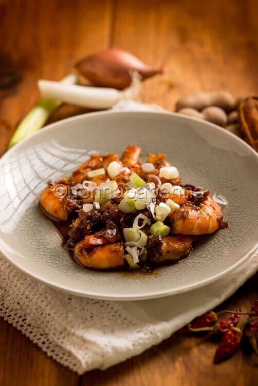 Gamberi saltati al tamarindo Gamberi saltati al tamarindo