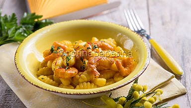 Gnocchetti con gamberetti