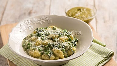 Gnocchi con spinaci
