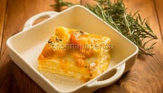 Lasagne alla zucca e rosmarino