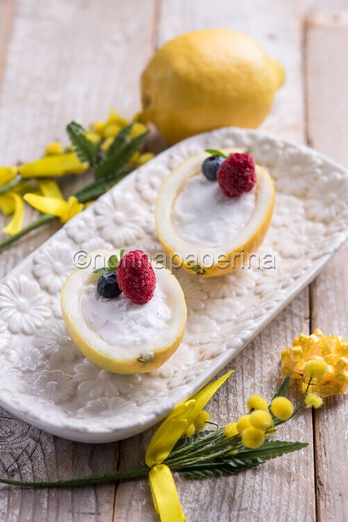 Limoni dolci ripieni