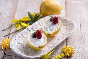 Limoni dolci ripieni, un dessert per la Festa della Donna