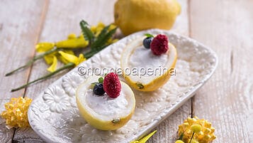 Limoni dolci ripieni