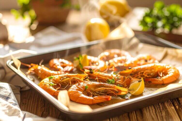gamberoni al forno in teglia gamberoni al forno in teglia
