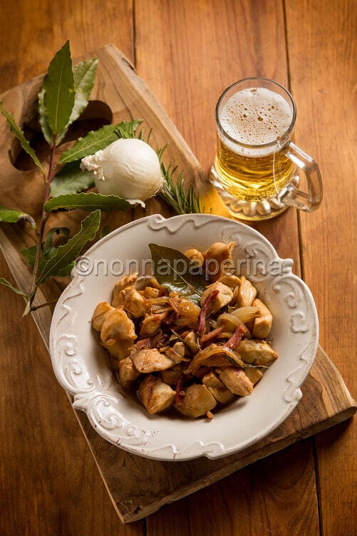 Pollo alla birra