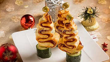 Alberelli di pasta sfoglia