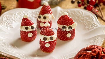 Babbo Natale di fragole e panna
