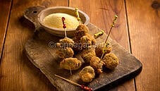 Lumache fritte, un finger food per stupire