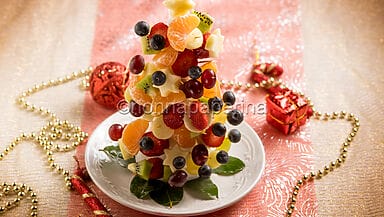 Albero di Natale alla frutta