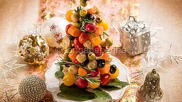 Albero natalizio vegetariano