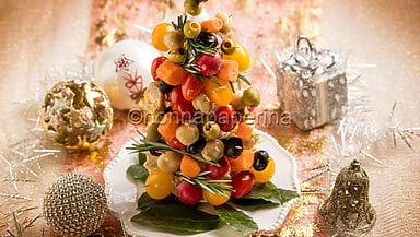 Albero natalizio vegetariano