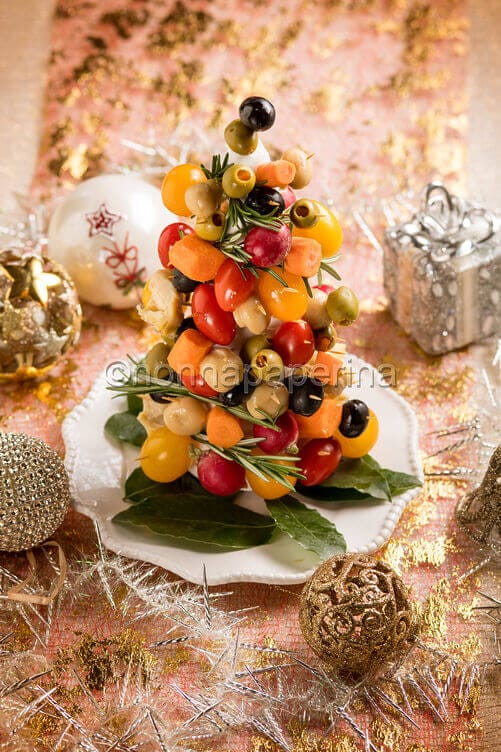 Albero natalizio vegetariano