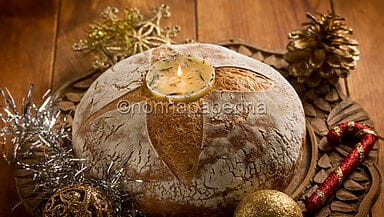 Candela di burro con pane