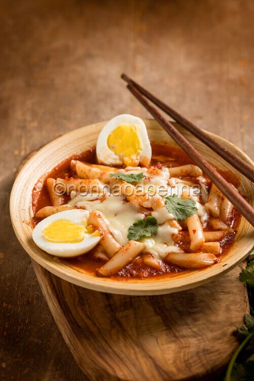 Cheese tteokbokki