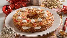 Ghirlanda dolce di Natale, una gustosa ricetta di mandorle