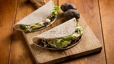 Tacos con patate viola