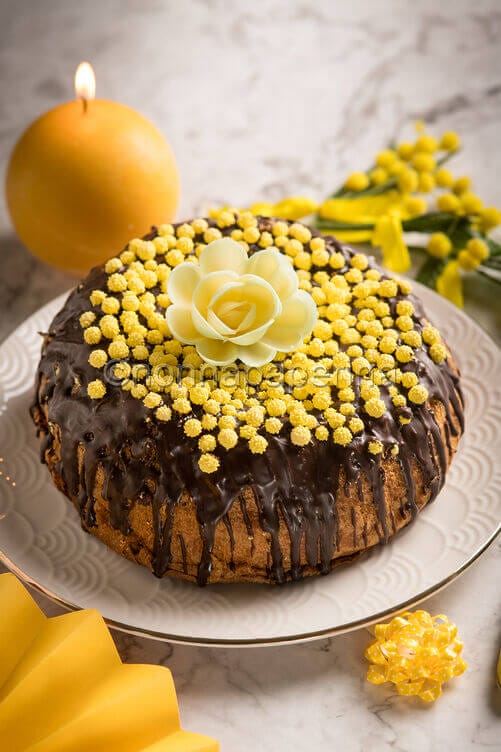 Torta mimosa al cioccolato Torta mimosa al cioccolato