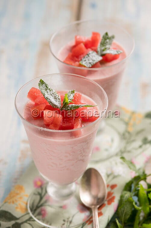 Crema fredda di anguria