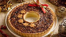 Crostata di Natale, una versione che ricorda la ghirlanda