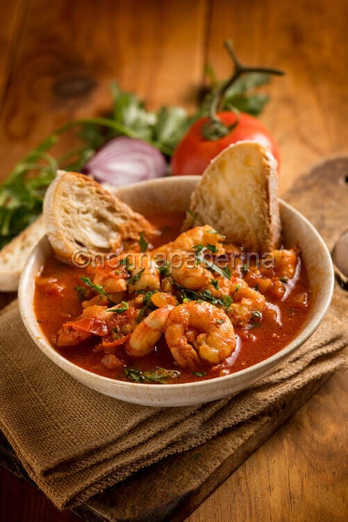 Gamberoni in guazzetto Gamberoni in guazzetto