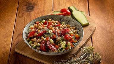 Insalata di ceci ed elicriso