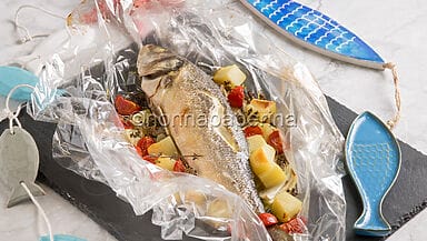Branzino al cartoccio
