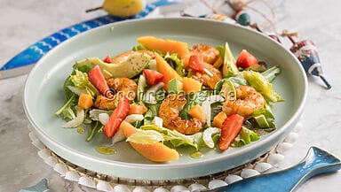 Gamberi al lime e miele