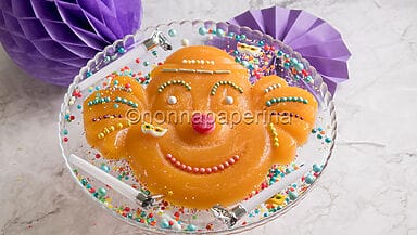 Il dolce di Carnevale a forma di pagliaccio