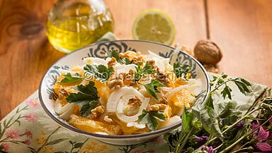 Insalata di arance e malva