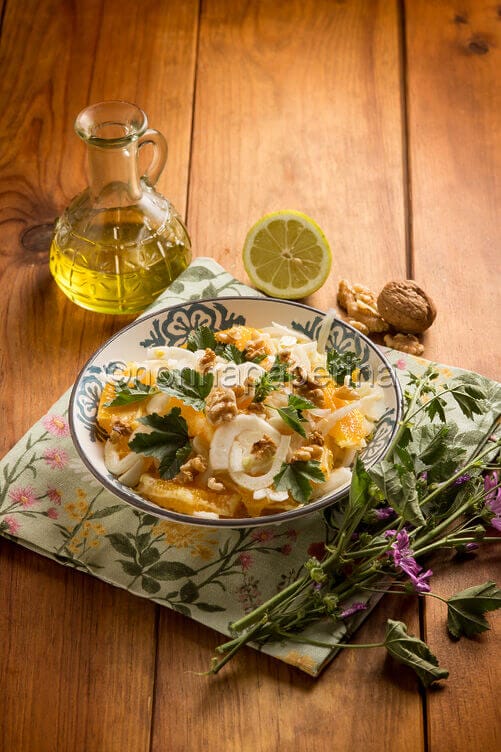 Insalata di arance e malva